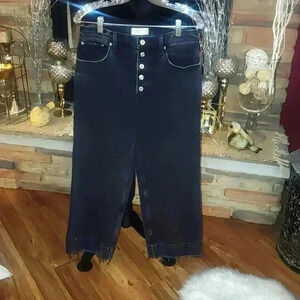 Abercrombie and Fitch Crop Wide Leg Ultra High Rise